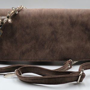 SUEDE Waxed Canvas Bags for Men’s  For use by Mens Travel Clutch Bag Golf